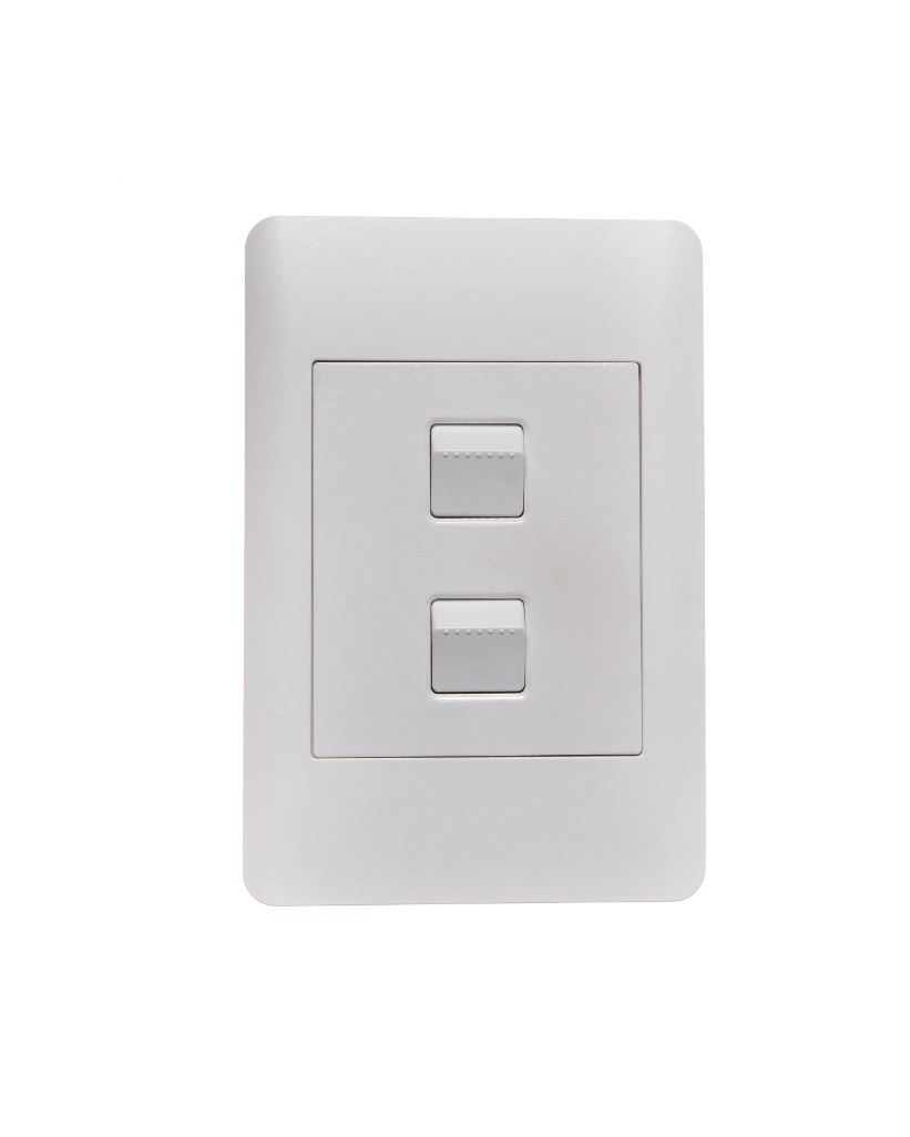 Flush Mounted Two Lever One-Way Switch - Apollo