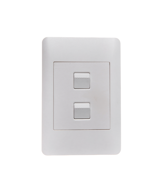 Flush Mounted Two Lever One-Way Switch - Apollo