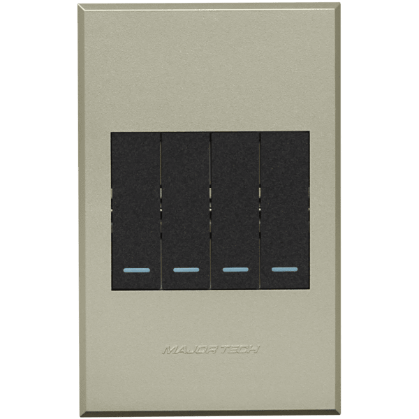 Flush Mounted Four Lever One-Way Switch - Veti 3