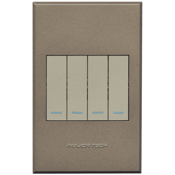 Flush Mounted Four Lever One-Way Switch - Veti 3