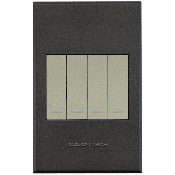 Flush Mounted Four Lever One-Way Switch - Veti 3