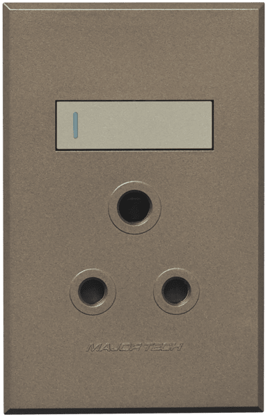 Flush Mounted Single SSO (1 x 16A 3PIN) - Veti 3