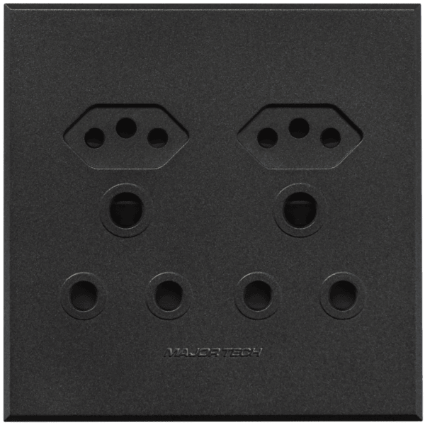 Flush Mounted Unswitched Socket Outlet (2 x 16A 3 PIN / 2 x 3 PIN EURO SOCKET) - Veti 3