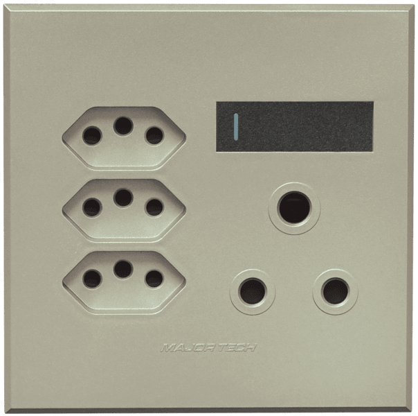Flush Mounted SSO (1 x 16A 3PIN / 3 x 3PIN EURO SOCKET) - Veti 3