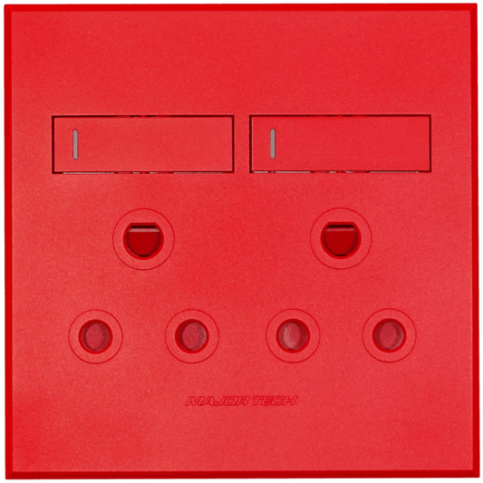 Flush Mounted Dedicated Double RSA Socket - Veti