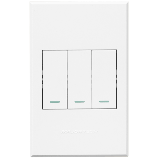 Flush Mounted Three Lever One-Way Switch - Veti 3