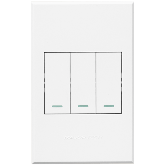 Flush Mounted Three Lever One-Way Switch - Veti 3