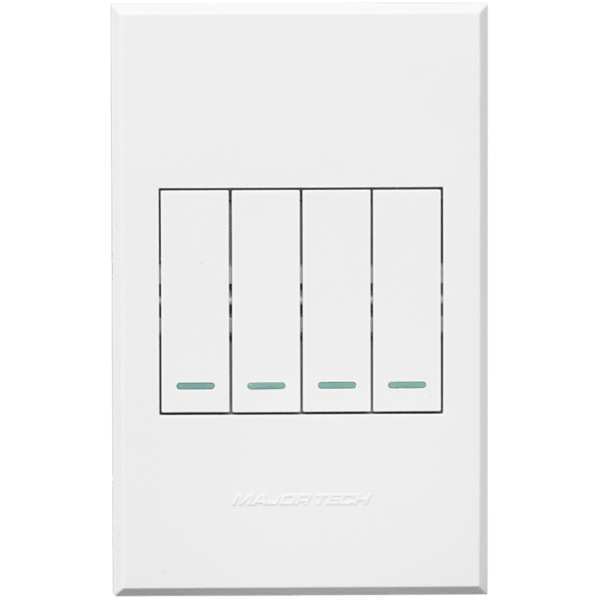 Flush Mounted Four Lever One-Way Switch - Veti 3