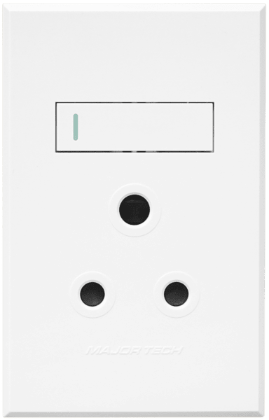 Flush Mounted Single SSO (1 x 16A 3PIN) - Veti 3