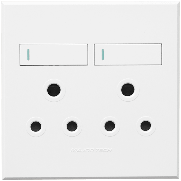 Flush Mounted Double SSO (2 x 16A 3PIN) - Veti 3