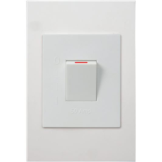 Flush Mounted 2 Pole 50A Isolator  - Dena Q