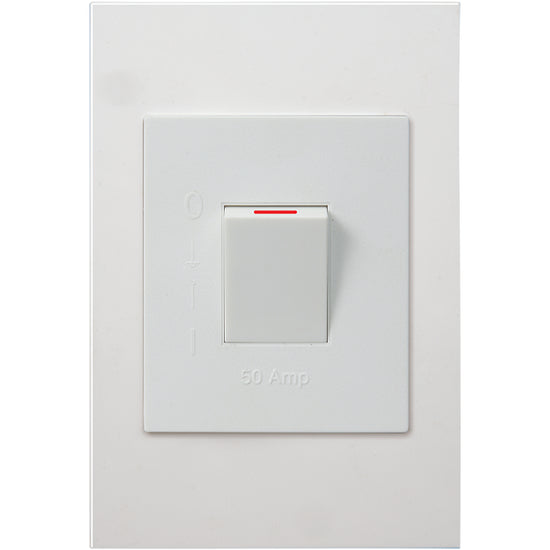 Flush Mounted 2 Pole 50A Isolator  - Dena Q