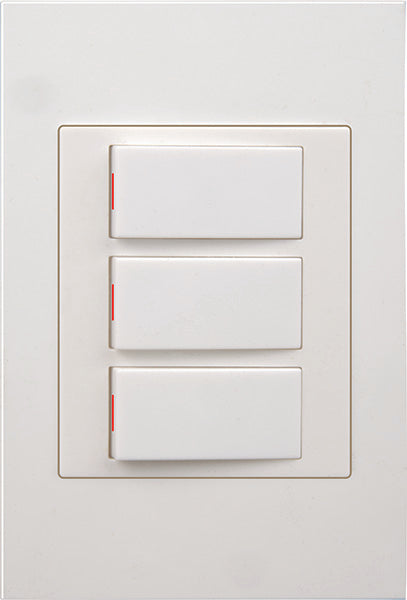 Flush Mounted Three Lever One-Way Switch - Dena Q