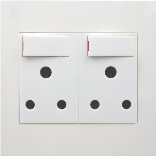 Flush Mounted Double SSO (2 x 16A 3PIN) - Dena Q