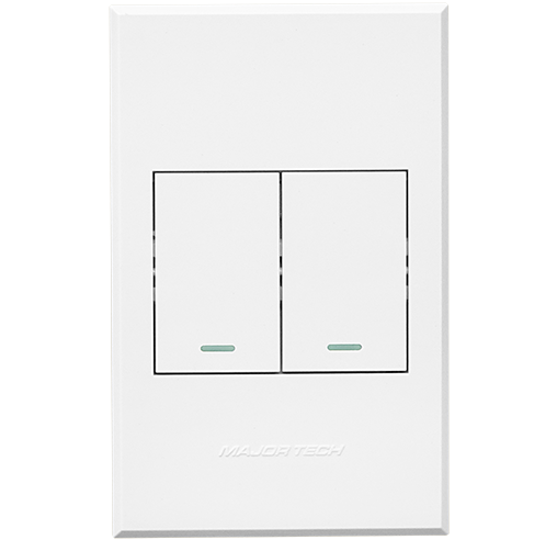Flush Mounted Two Lever One-Way Switch - Veti 3