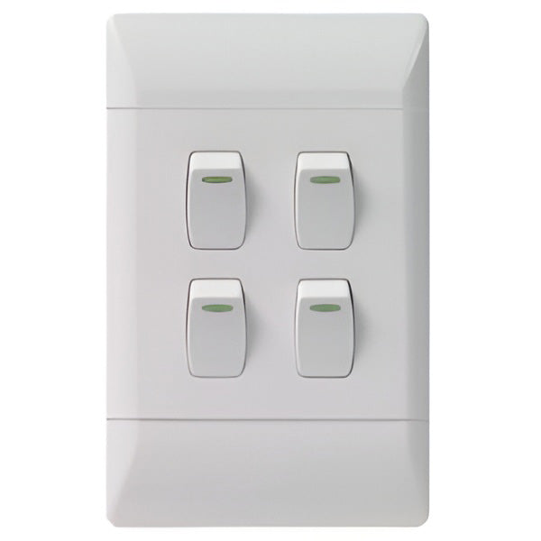 Flush Mounted Four Lever One-Way Switch - CBI