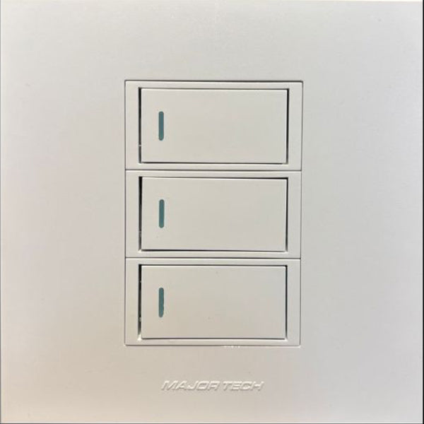 Flush Mounted Three Lever One-Way Switch - Veti 3