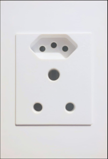 Flush Mounted Unswitched Socket Outlet (1 x 16A 3PIN / 1 x 3PIN EURO) - DENA Q