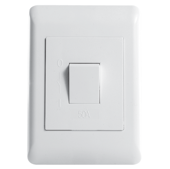 Flush Mounted 2 Pole  50A Isolator - Apollo