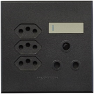 Flush Mounted SSO (1 x 16A 3PIN / 3 x 3PIN EURO SOCKET) - Veti 3